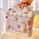 Axyaa Cute Piggy Bank: Big Size Money Box with 3D Sticker - Ideal Savings Gift for Kids & Adults
