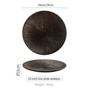 Axyaa Ceramic Dinner Plate Set - Home Tableware Breakfast Sushi Western Dinner Steak