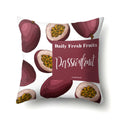 Fresh Fruits Watermelon Throw Pillow Covers by Axyaa
