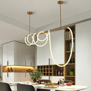 Axyaa Modern LED Pendant Lights for Living Room and Dining, 360 Degree Luminous Indoor Decorative Hanging Lamps