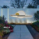 Axyaa Gold LED Wall Lamp Modern Outdoor Sconce Lights