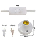 Axyaa Wireless E27 LED Lamp Base with Timer for Home Bedroom