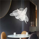 Axyaa Nordic White Chandeliers: Minimalist Italian Design for Bar, Cafe & Home Lighting
