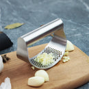 Axyaa Stainless Steel Garlic Press - Kitchen Vegetable Fruit Tools