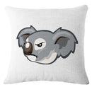 Axyaa Koala Cotton Linen Pillow Case 45x45cm