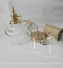 Axyaa Nordic Glass Chandelier: Modern Japanese Ceiling Lamp for Home and Bar Decor
