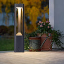 Axyaa LED Bollard Lawn Lamp - Waterproof Aluminum Pillar Garden Light