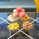 Axya Metal Multi-layer Fruit Bowl for Elegant Fruit Display