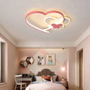 Pink Heart Chandelier by Axyaa - Nordic Ceiling Light for Kids Room