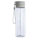 Axyaa Frosted Plastic Water Bottle with Tea Strainer, BPA-Free, Sporty, Portable, Large Capacity