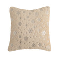 Axyaa Snowflake Flocked Cushion Cover 40x40 50x50