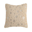 Axyaa Snowflake Flocked Cushion Cover 40x40 50x50