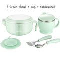Axyaa Kids Insulation Bowl & Cup Set - Suction Cups, Baby Tableware