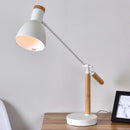 Axyaa Nordic Wooden Art Iron LED Desk Lamp for Home Decor