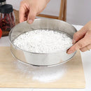 Axyaa Stainless Steel Flour Sifter Fine Mesh Strainer for Baking & Cooking