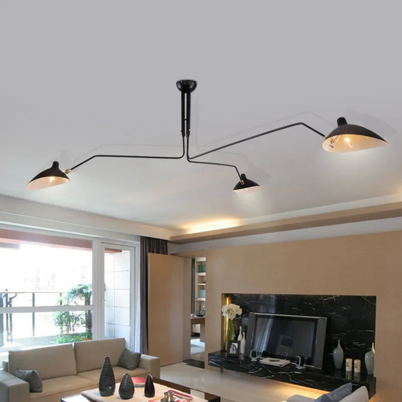 Axyaa Nordic Duckbill Chandelier - Modern Iron Ceiling Light Fixture