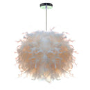 Axya Feather Pendant Light for Romantic Bedroom & Living Room Lighting