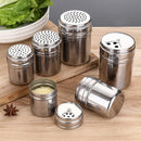 Axyaa Stainless Steel Spice Jar with Rotating Cover
