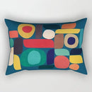 Axyaa Velvet Lumbar Pillow Cover for Sofa and Bedroom