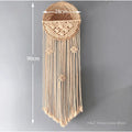 Axyaa Round Flower Pot Macrame Wall Hanging for Bohemian Room Decor