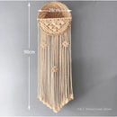 Axyaa Round Flower Pot Macrame Wall Hanging for Bohemian Room Decor