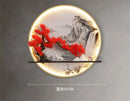 Axyaa Chinese Style Wall Lamp for Tea Room Staircase Aisle Living Room