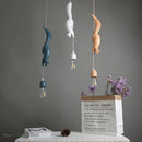 Axyaa Nordic Squirrel Resin LED Pendant Light - Modern Industrial Decor