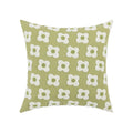 Axyaa Floral Cushion Cover - Pink Purple Yellow Green Pillow for Living Room Bed Sofa