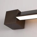 Axyaa Nordic Aluminum Long Wall Lamp: Modern LED Indoor Rotating Light