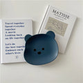 Axyaa Kawaii Bear Ceramics Bowl Plate Set - Cute & Korean-Inspired Tableware