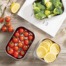 Axyaa Stainless Steel Bento Lunch Box Container with Fresh-Keeping Cover