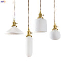 Axyaa Nordic Ceramic Pendant Lights Modern LED Living Room Lighting Fixtures