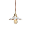 Axyaa Nordic Ceramic Pendant Light for Dining & Living Room, Vintage Copper Shade