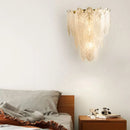 Light Luxury Feather Wall Lamp by Axyaa for Bedroom Living Room Designer Villa Dining Hall Entry Lighting