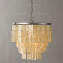 Axyaa Murano Shell Chandelier for Bedroom Foyer Living Room Kitchen Dining Area