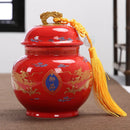 Axya Ceramic Tea Jar for Home Decor and Storage