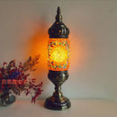 Axyaa Vintage Turkish Mosaic Table Lamp Handcrafted Glass Night Light