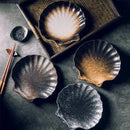 Axya Ceramic Shell Plate for Dinner, Kimchi, and Snacks in Multifunctional Design