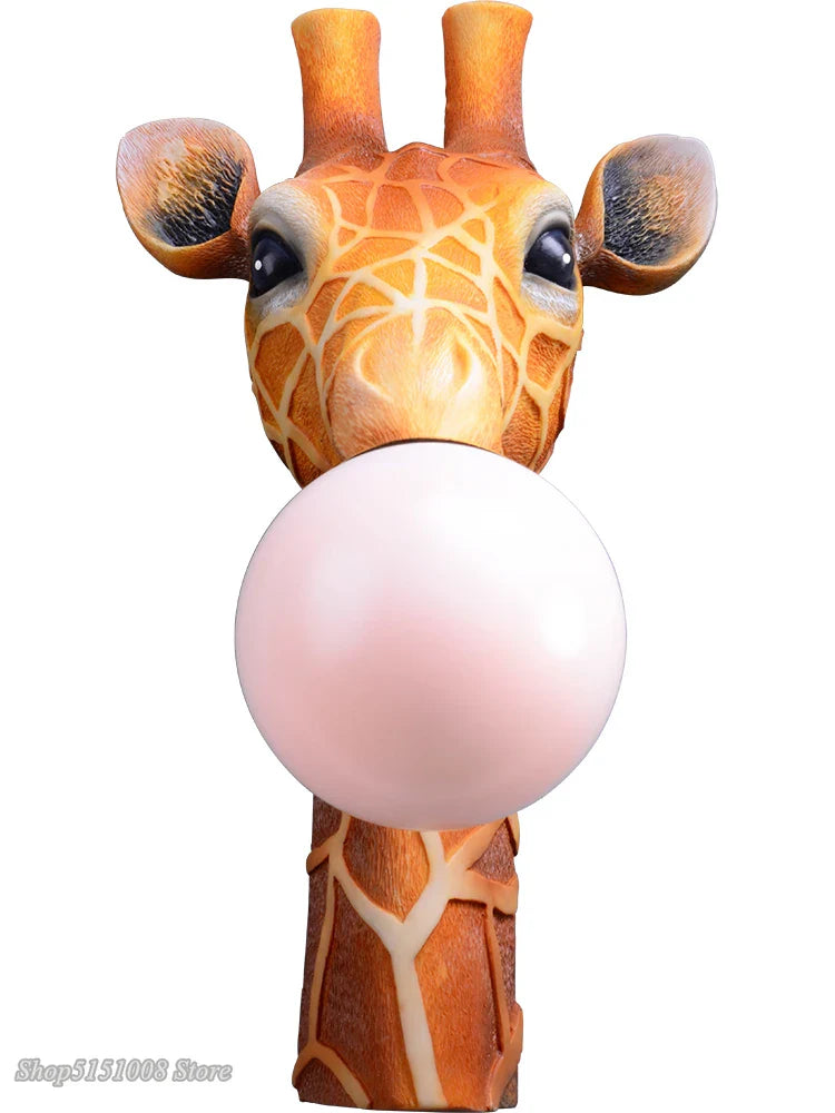 Axyaa Kids LED Giraffe Wall Lamp – European Style Children's Wall Light