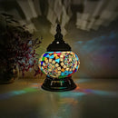 Axyaa Hand-inlaid Glass Mosaic Turkish Night Lamp for Bedroom Living Room