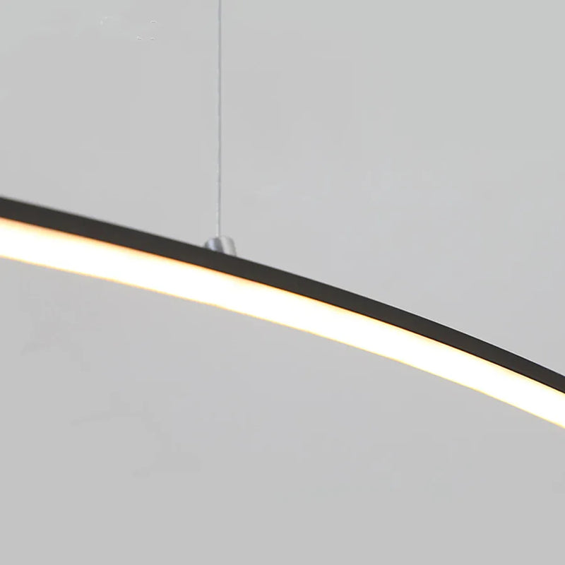 Axyaa Black LED Pendant Light for Modern Nordic Decor