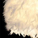 Axyaa Feather Chandelier - Dreamy Romantic Ceiling Lamp for Bedroom Girls Kids