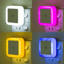 Axyaa Square Light Sensor Night Lamp for Bedroom Living Room & Corridor