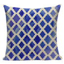 Axyaa Geometric Cushion Cover: Green Pink Diamond Design for Home, Bedroom, and Car