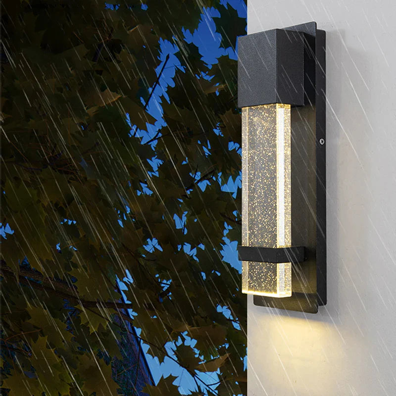 Outdoor PIR Motion Sensor LED Wall Lamp Waterproof Sconce by Axyaa