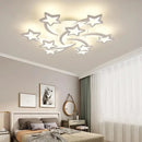 Axyaa Modern LED Star Chandelier with Remote Control – Indoor Lighting for Home