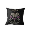 Nordic Cushion Cover 18x18 Black Double Side Printed Pillow Cover for Living Room Sofa by Axyaa