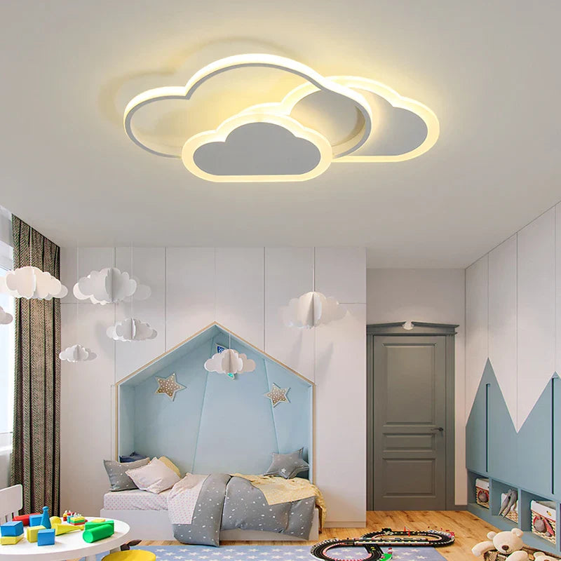 Axya Cloud Kids Ceiling Lamp - Pink Bedroom Study Lighting