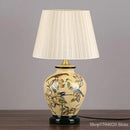 Axyaa Ceramic Desk Lamp - LED Table Light for Living Room, Bedroom, and Study