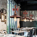 Axya Industrial Pendant Light: Retro Loft Water Pipe Ceiling Hanging Lamp, Home Lighting Fixture